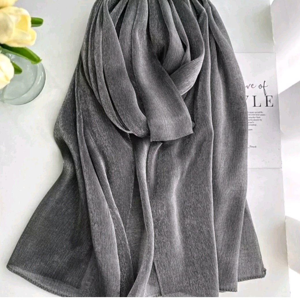 محصول نمونه تستی شال مجلسی ابریشم ژان ژان ترک وارداتی شاین دار