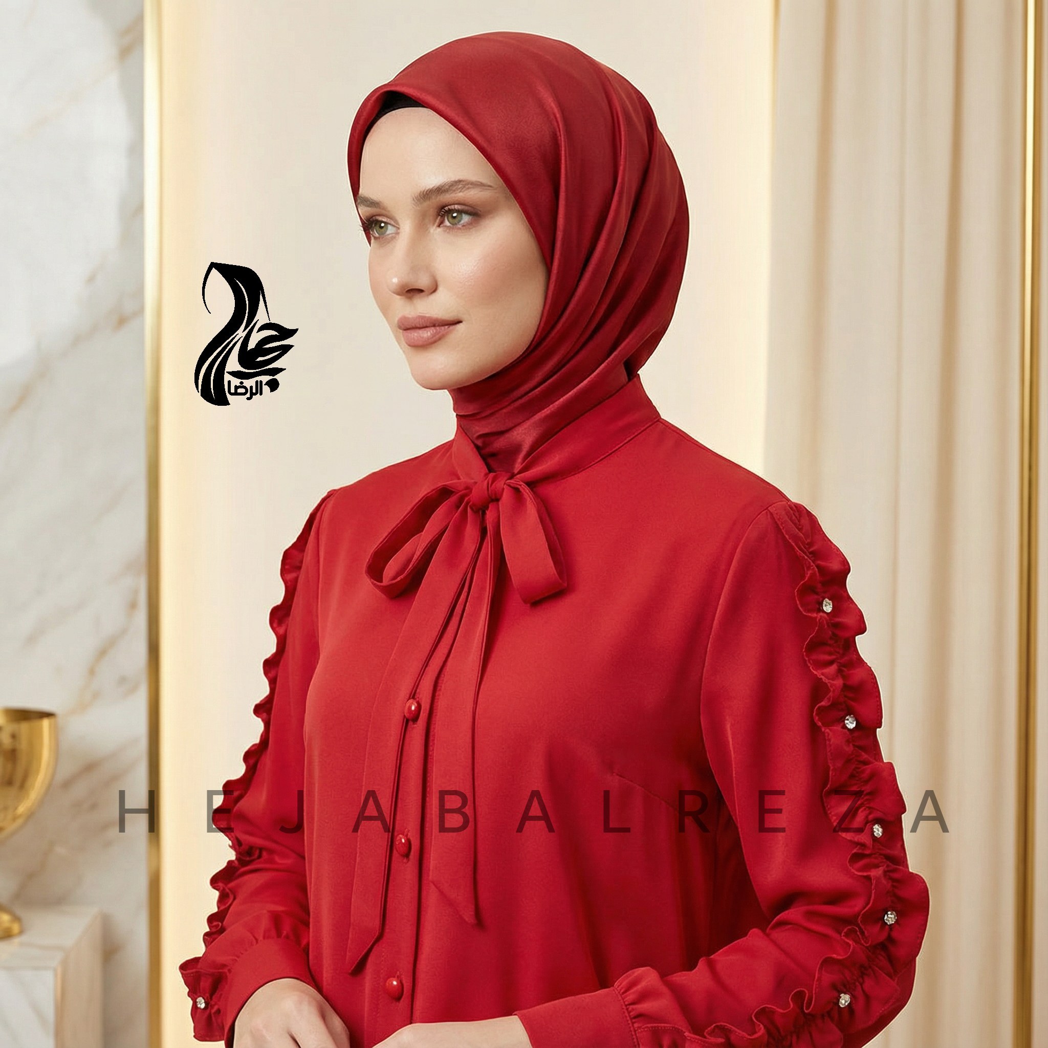 محصول نمونه تستی شومیز زنانه کرپ الیزه  آستین بلند آلما