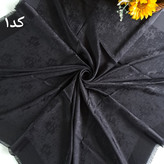 روسری مشکی قواره 140 کد 215