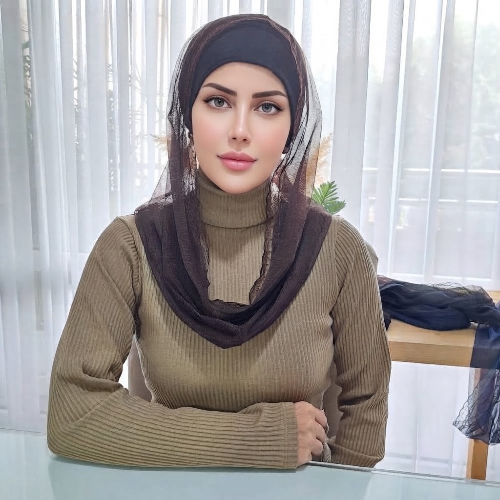 شال رینگی مجلسی یا رینگ اسکارف تور ساده و راه راه در سه رنگ