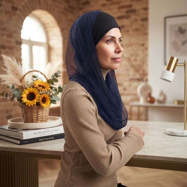 شال رینگی مجلسی یا رینگ اسکارف تور ساده و راه راه در سه رنگ
